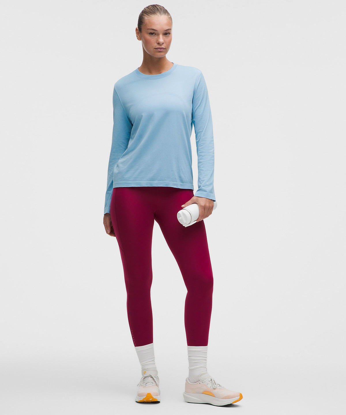 Lululemon Swiftly Relaxed Long-Sleeve Shirt Hip Length - Dreamy Blue - imagen 2