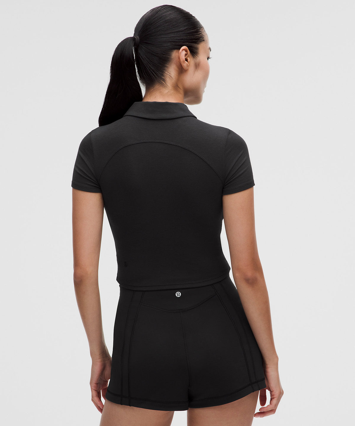 Lululemon Button-Up Collared Short-Sleeve Shirt - Black - imagen 3