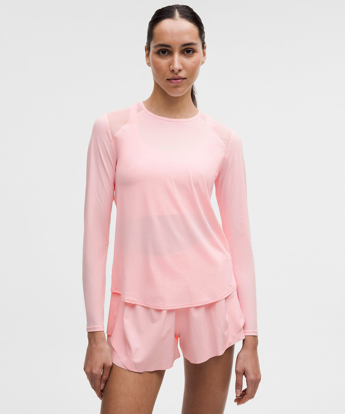 Lululemon Sculpt Long-Sleeve Shirt - Pink Pearl - imagen 1