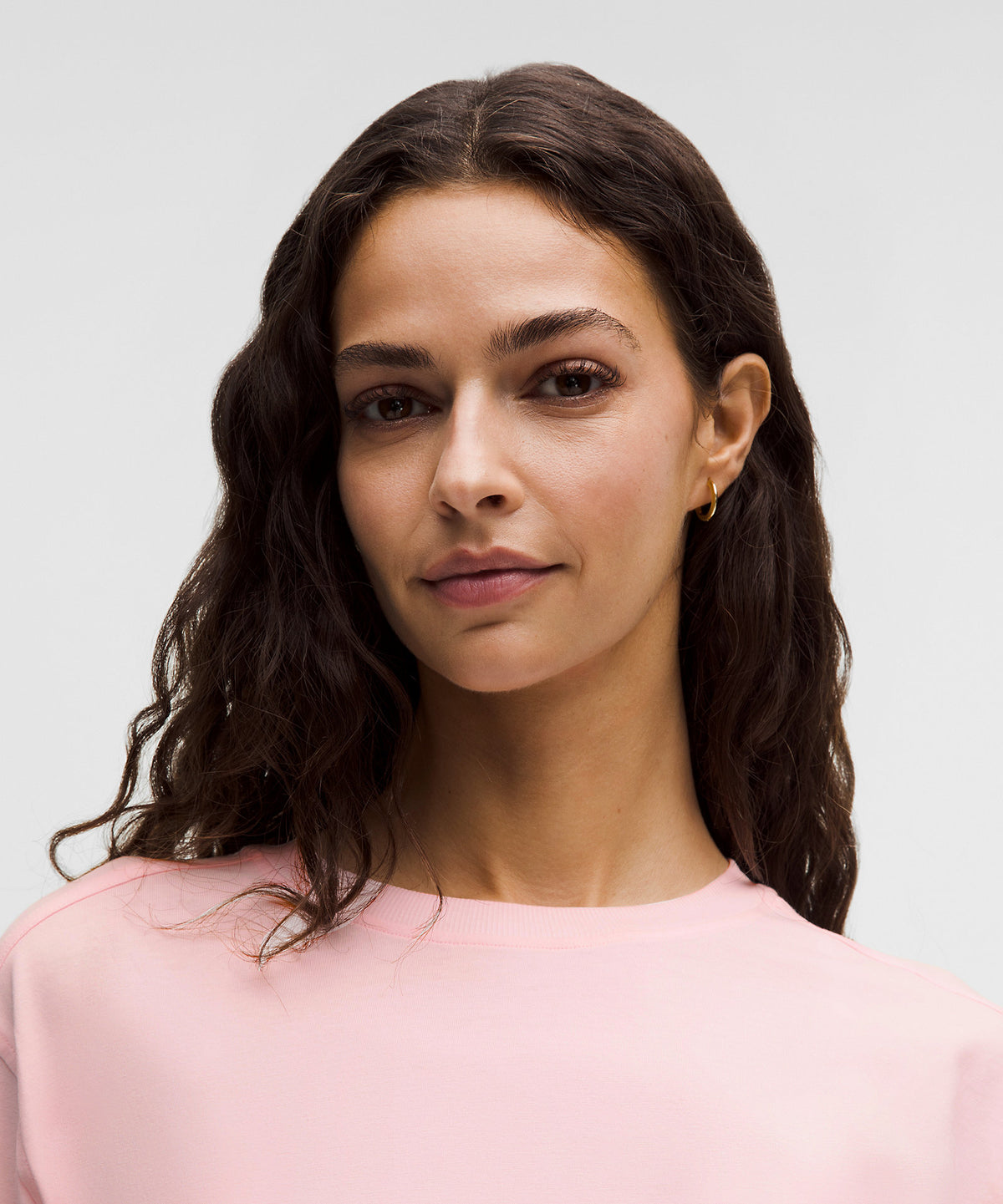 Lululemon All Yours Organic Cotton-Blend Cropped T-Shirt - Pink Pearl - imagen 4