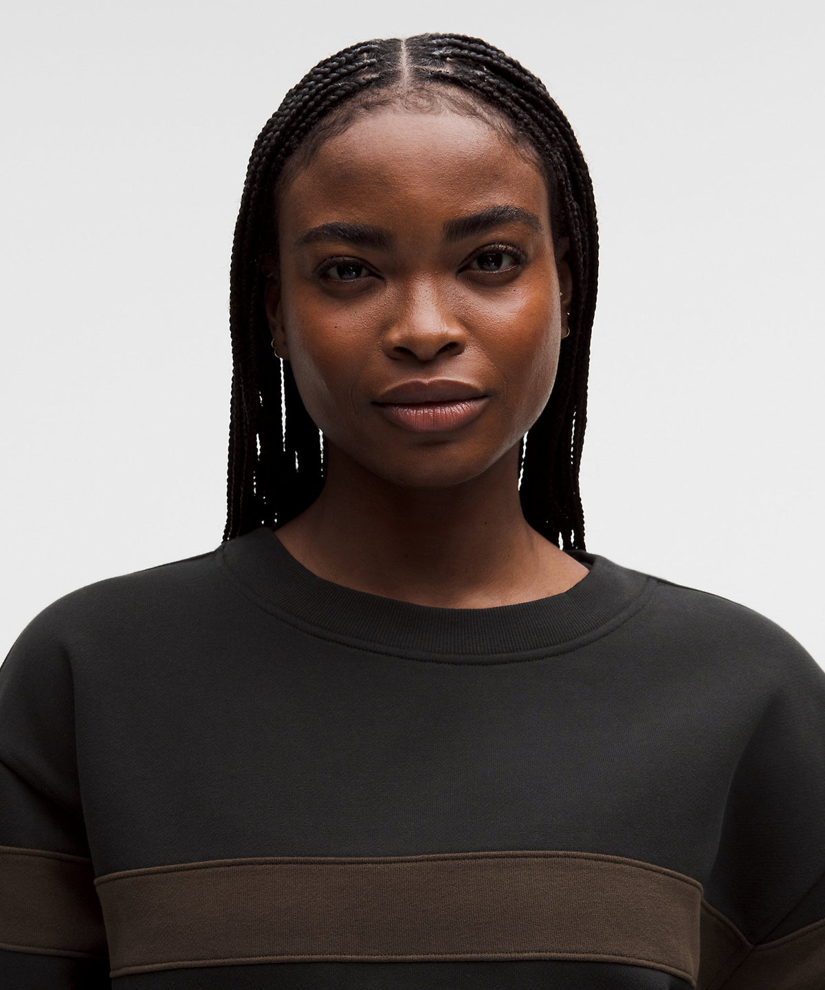 Lululemon Women's Steady State Oversized Pullover Stripe - Black - imagen 4