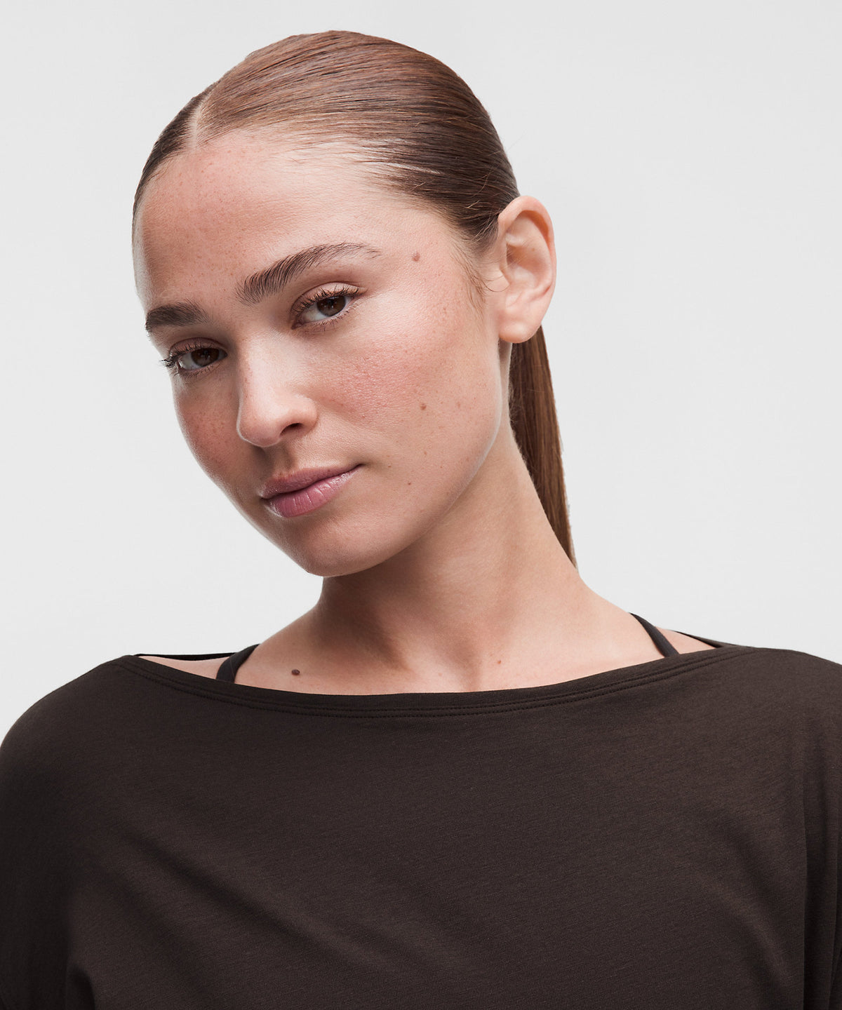 Lululemon Back In Action Organic Cotton-Blend Long-Sleeve Shirt - Mahogany Muse - imagen 4