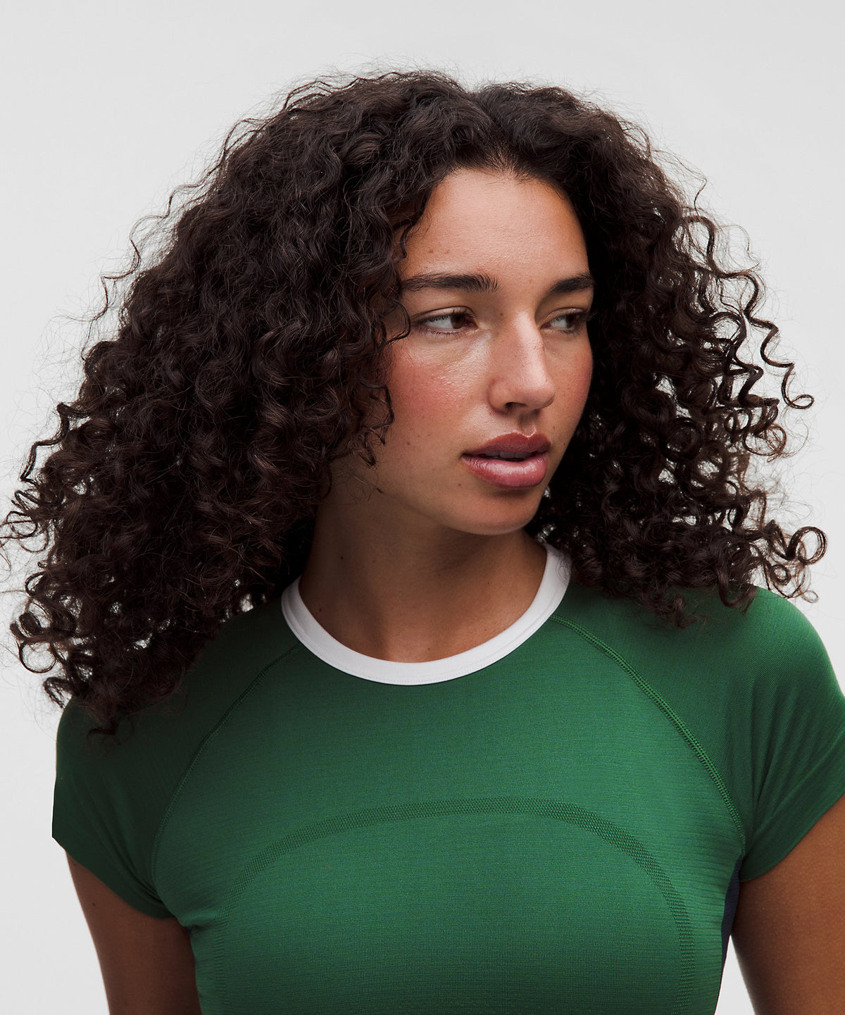 Lululemon Swiftly Tech Short-Sleeve Shirt 2.0 Waist Length Colourblock - Ivy Grove - imagen 4