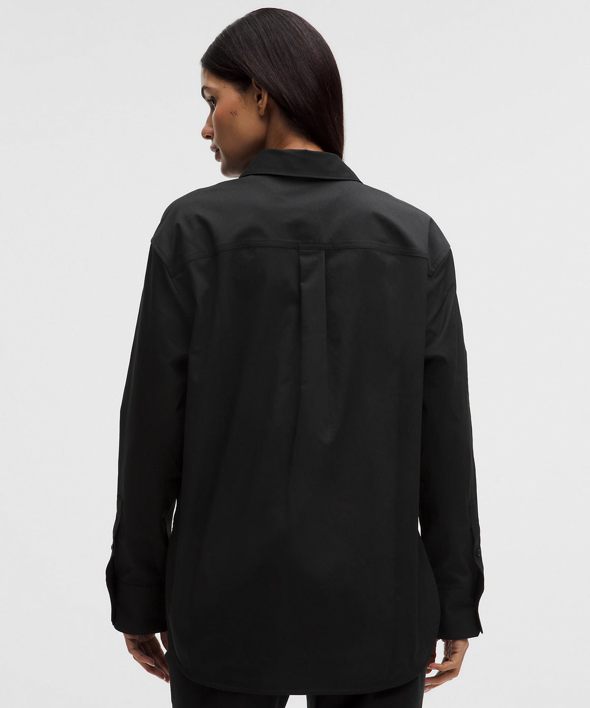Lululemon Woven Relaxed-Fit Button-Up Shirt - Black - imagen 3