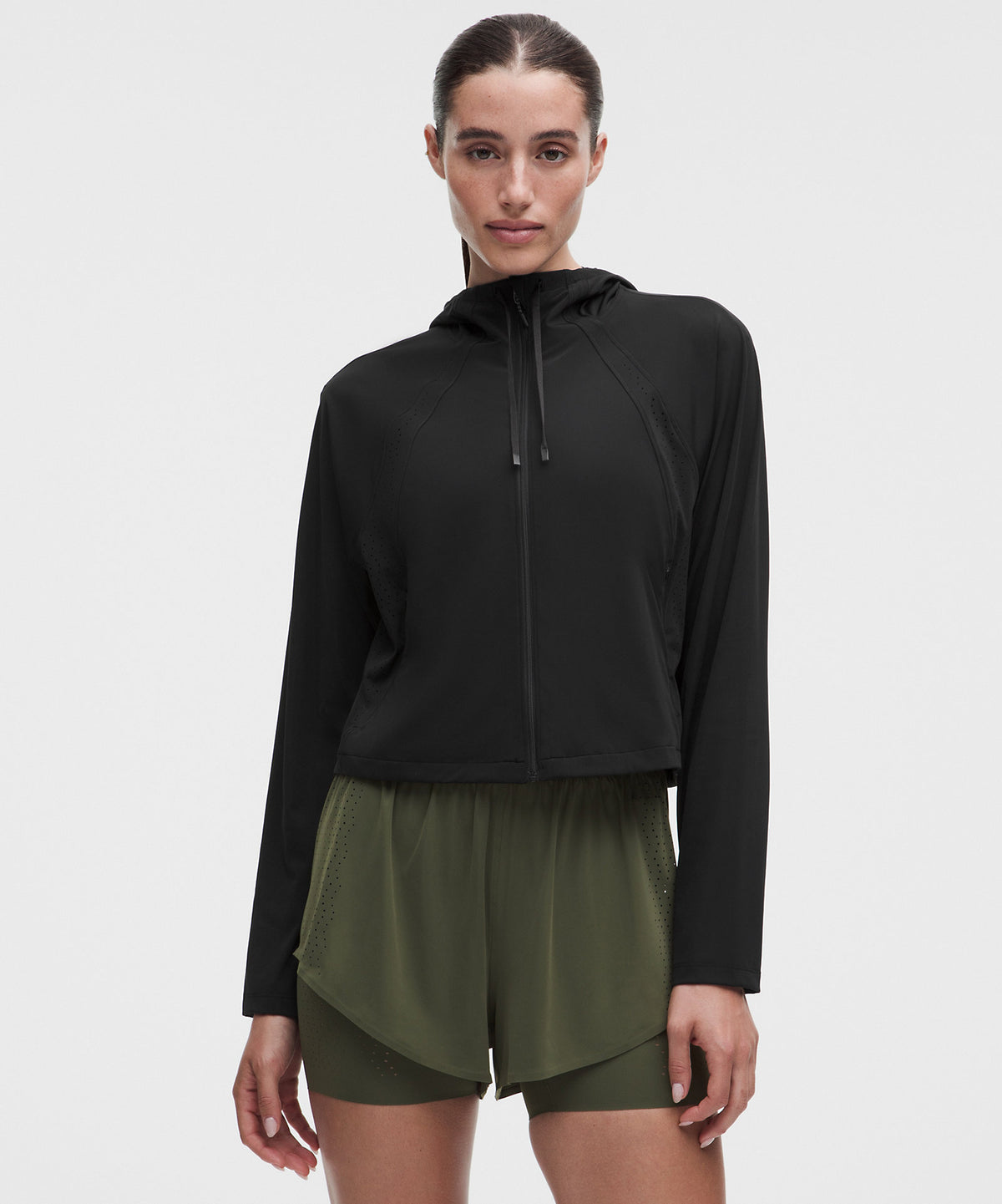 Lululemon Sleek Perforated Running Jacket - Black - imagen 1