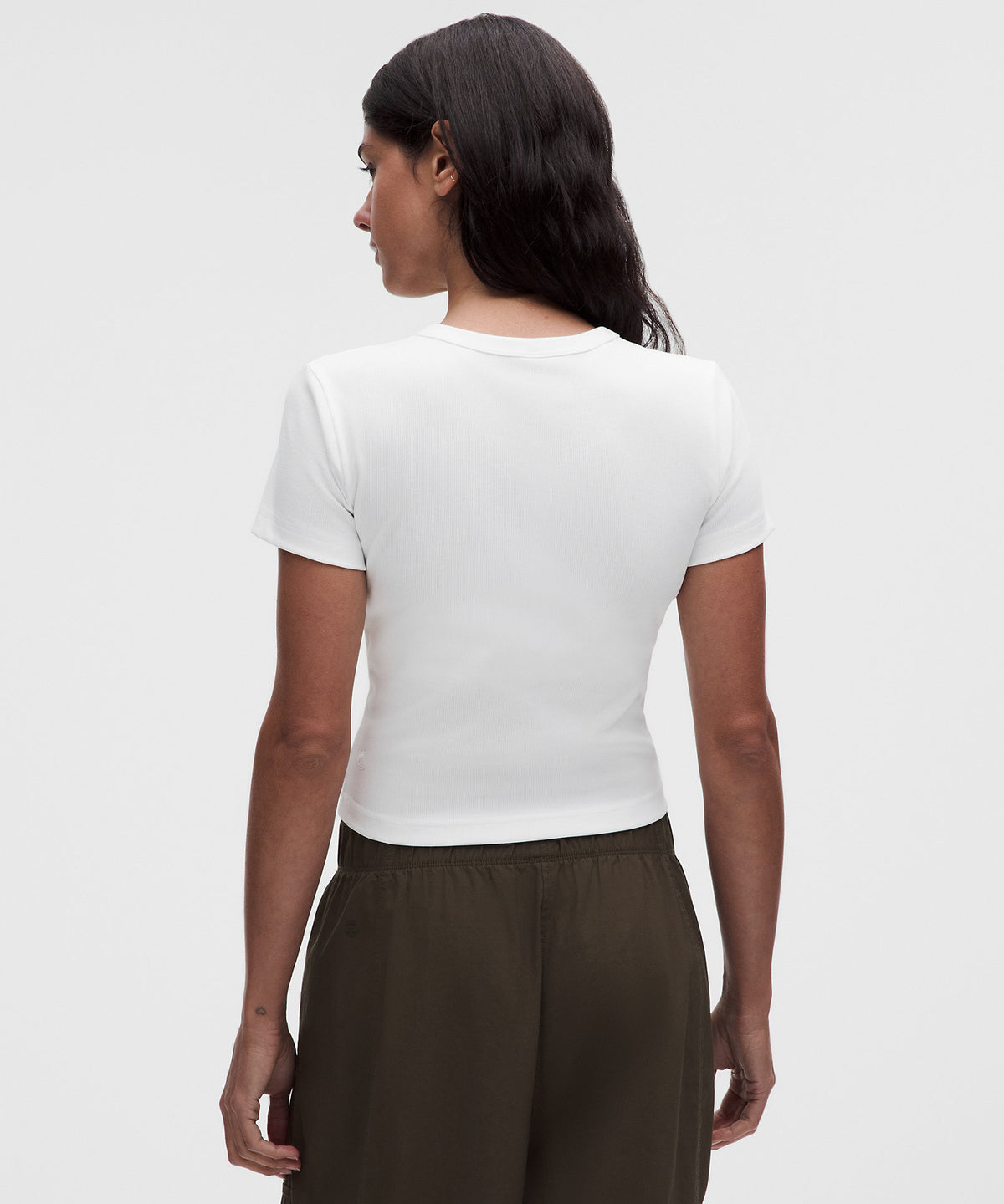 Lululemon Little Ribbed Tee - White - imagen 3