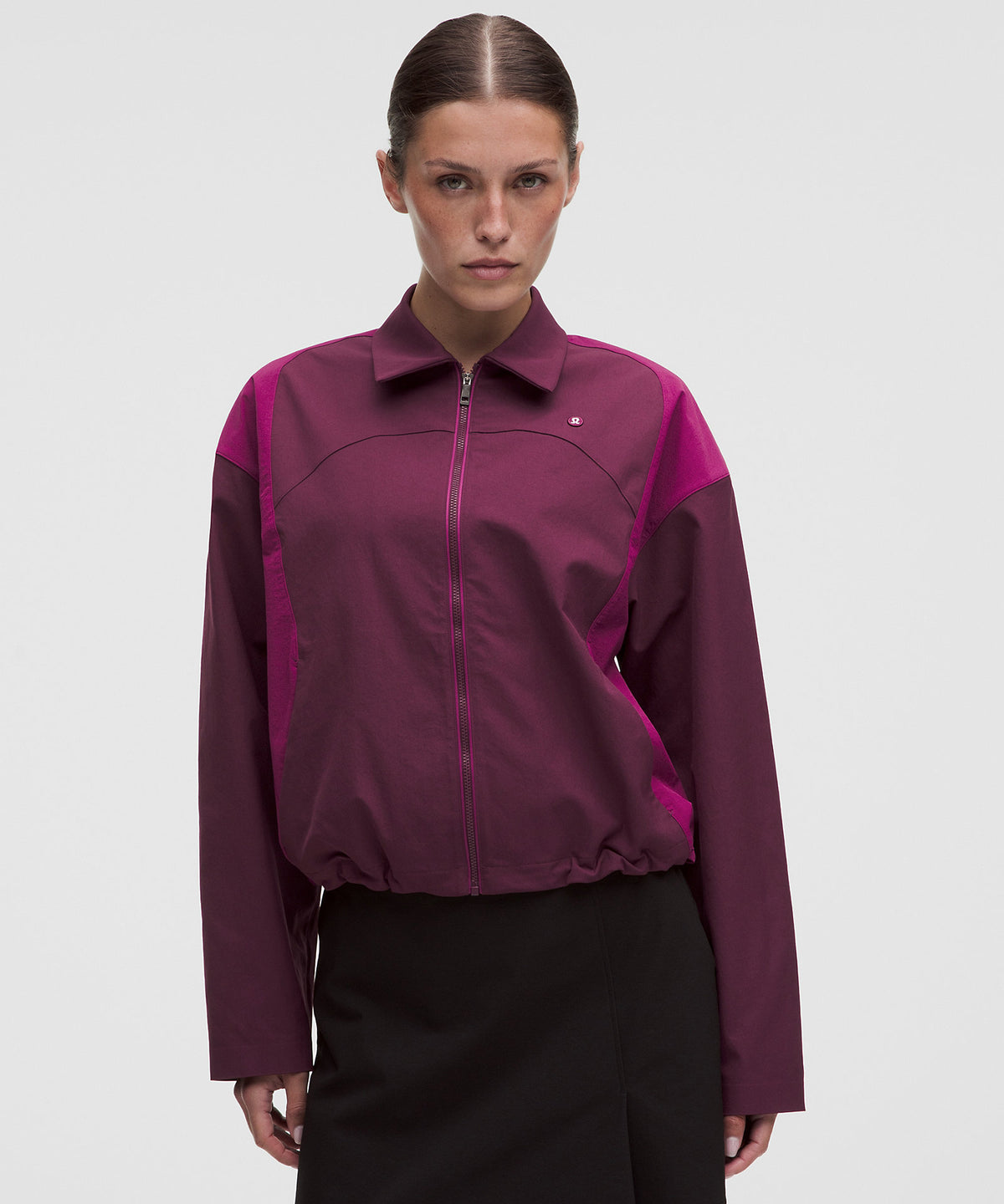 Lululemon Collared Panelled Golf Jacket - Burgundy Bay - imagen 1