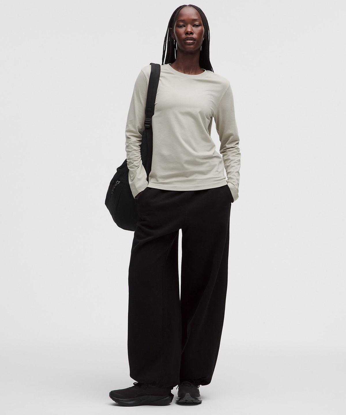 Lululemon The Classic Jersey Long-Sleeve Tee - Hailstone Grey - imagen 2