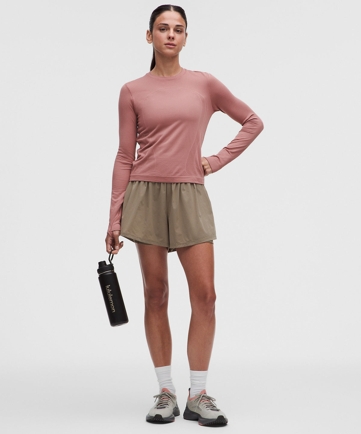 Lululemon Super Swiftly Long-Sleeve Shirt - Toasted Pink - imagen 2