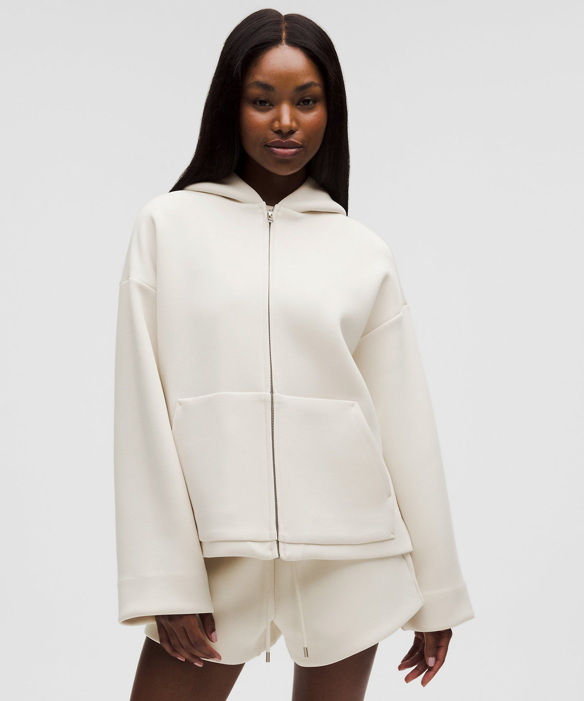 Lululemon Sleek Spacer Full-Zip Hoodie - Light Ivory - imagen 1