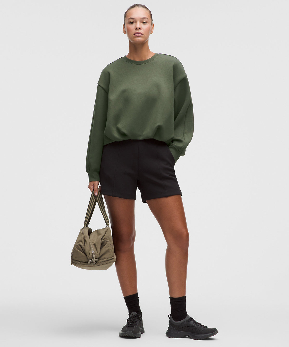 Lululemon Smooth Spacer Oversized Crew - Sassy Sage - imagen 2