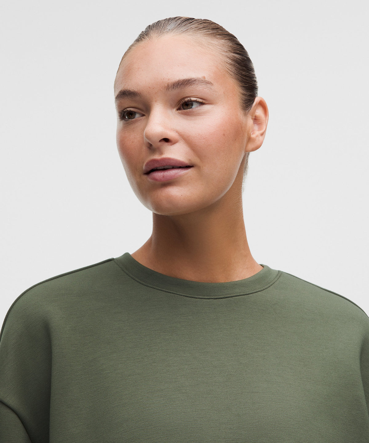 Lululemon Smooth Spacer Oversized Crew - Sassy Sage - imagen 4