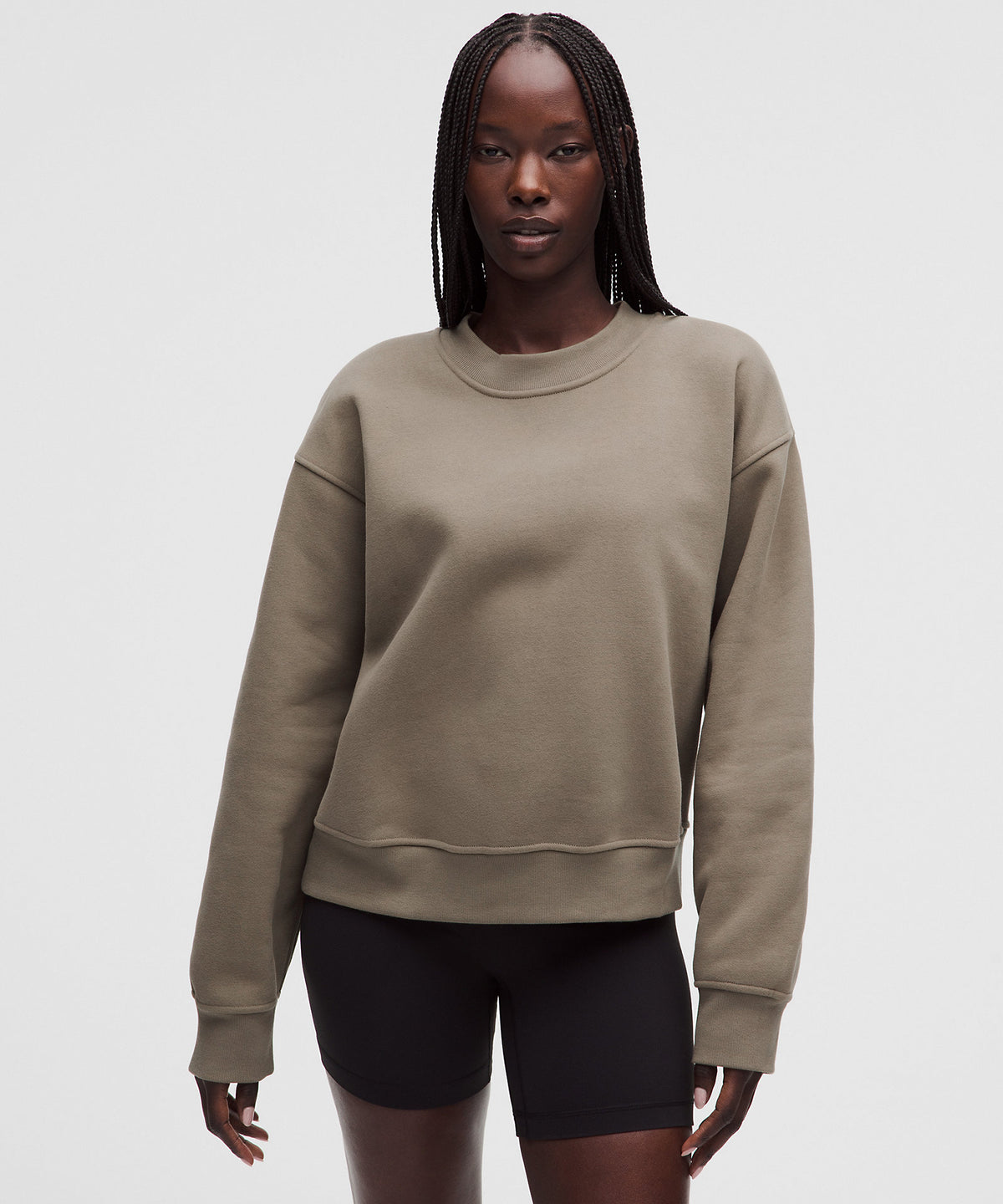 Lululemon Women's Steady State SuperLoft Crew - Cypress Forest - imagen 1