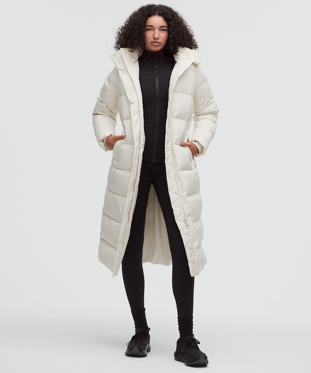 Lululemon Women's Wunder Puff 600-Down-Fill Long Jacket - Light Ivory - imagen 1