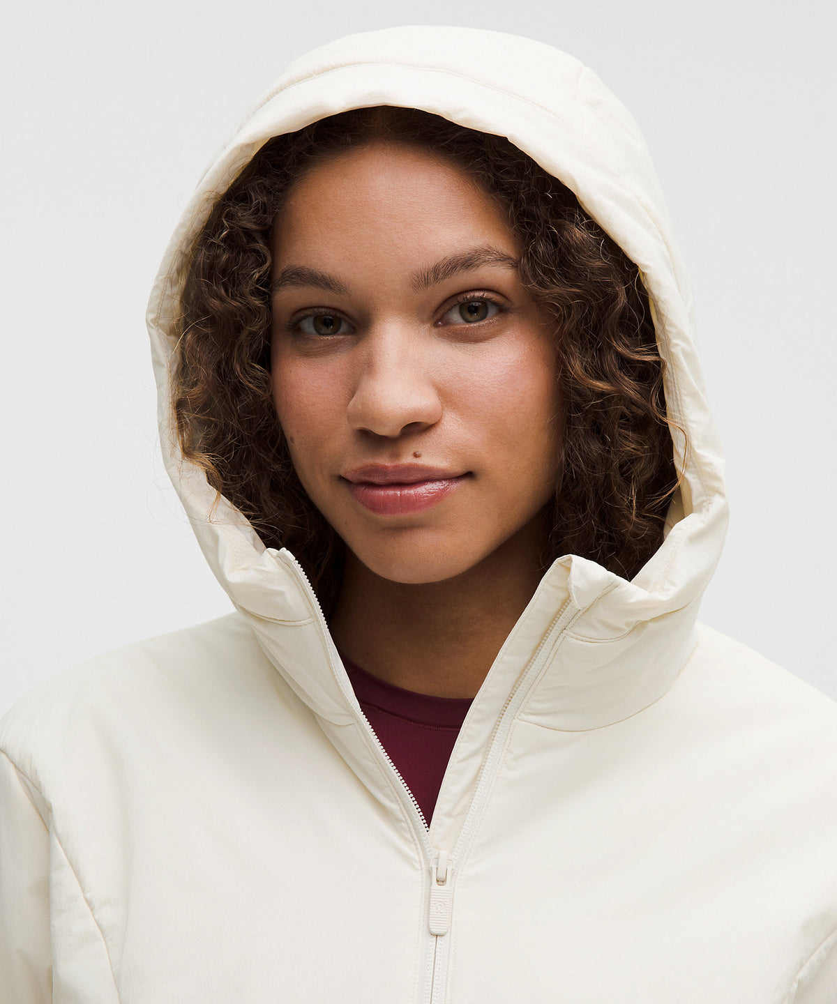 Lululemon Water-Resistant Insulated Hooded Jacket - Light Ivory - imagen 4