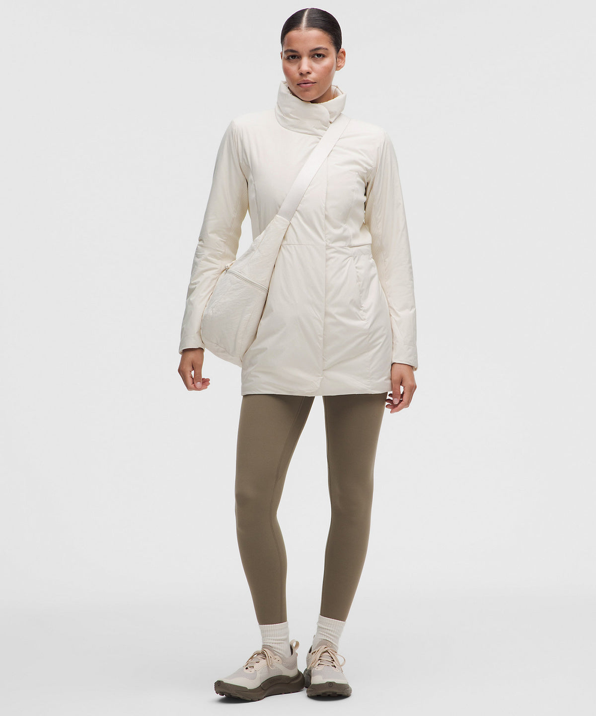 Lululemon Sleek City Long Jacket - Light Ivory - imagen 1