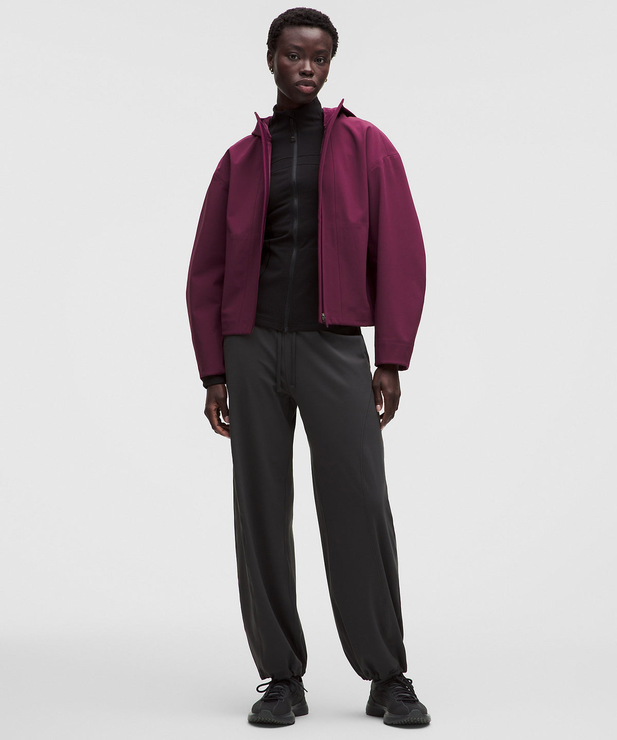 Lululemon Cross Chill Cinch-Back Casual Jacket - Burgundy Bay - imagen 2