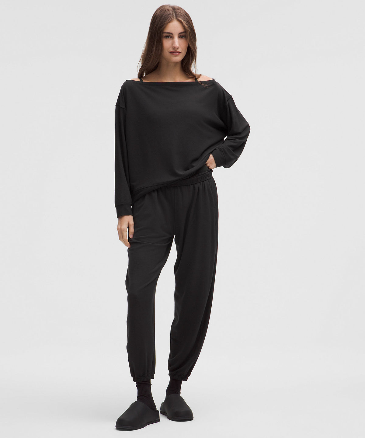Lululemon BeCalm Oversized Mid-Rise Pant - Black - imagen 1