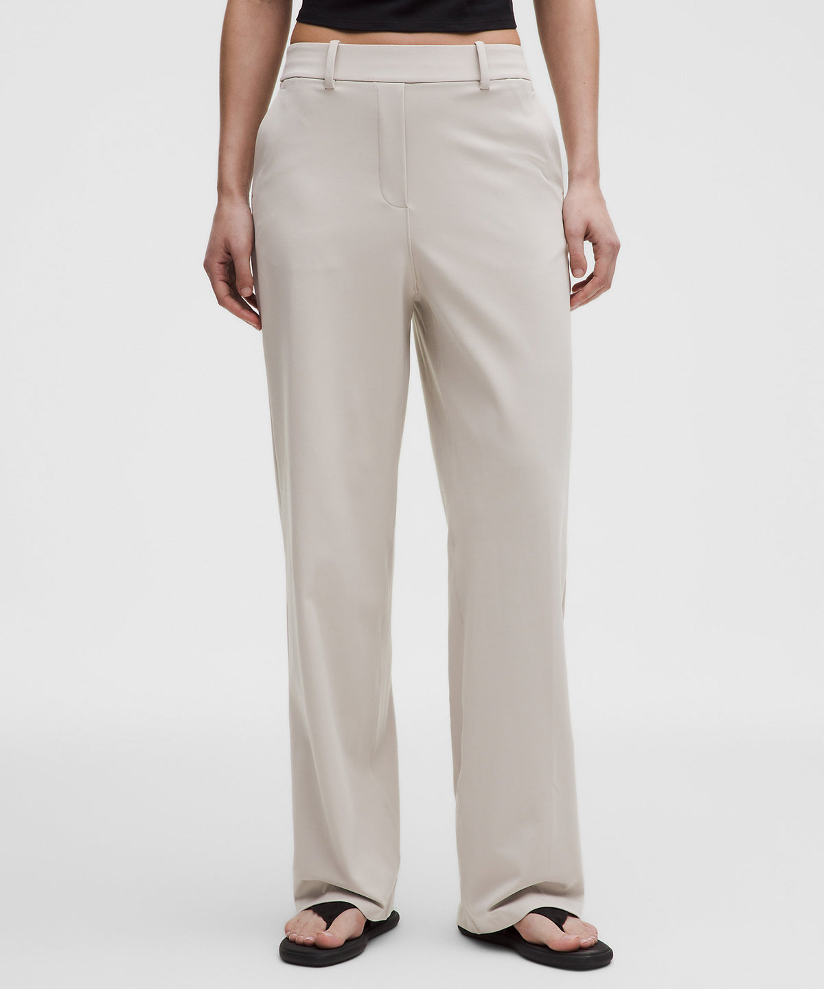 Lululemon Daydrift High-Rise Straight-Leg Trouser Short - Downtown Tan - imagen 2