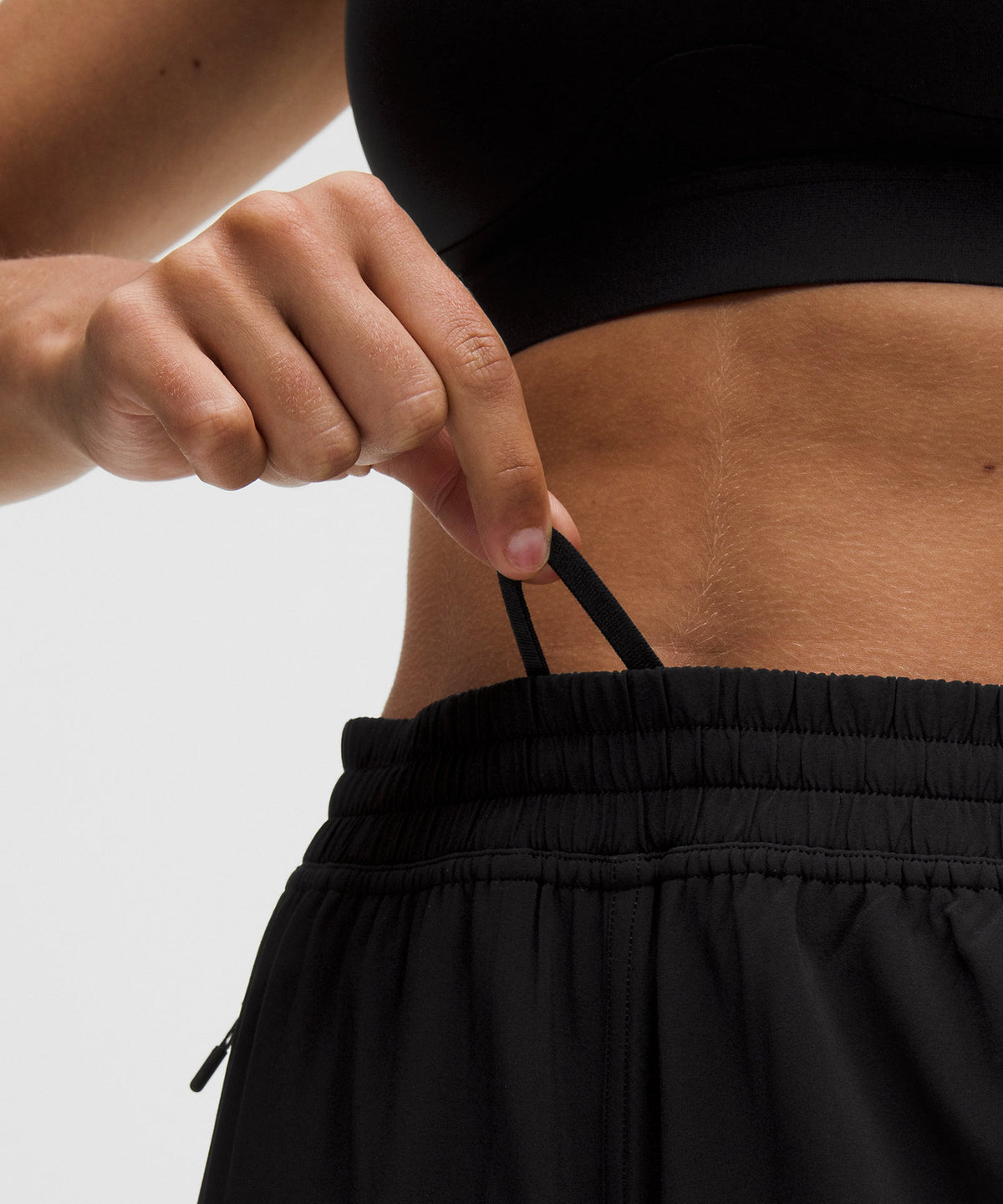 Lululemon Adapted State Mid-Rise Jogger Perforated Stripe - Black - imagen 4