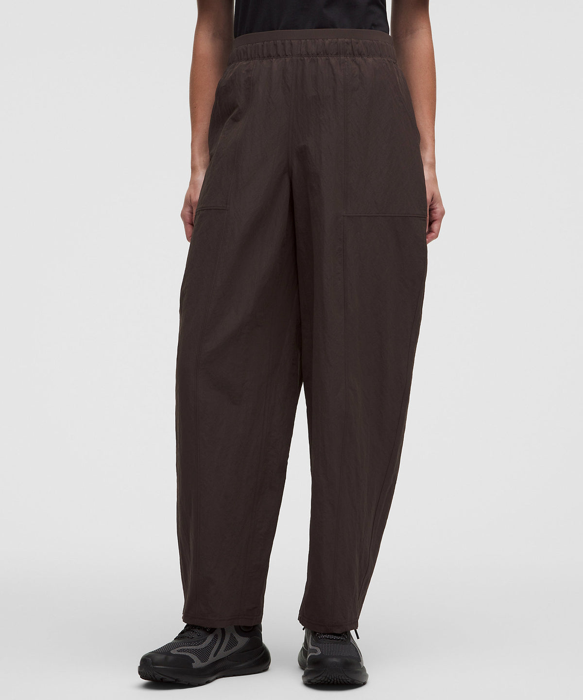 Lululemon Crinkle Nylon Mid-Rise Barrel-Leg Pant - Mahogany Muse - imagen 2