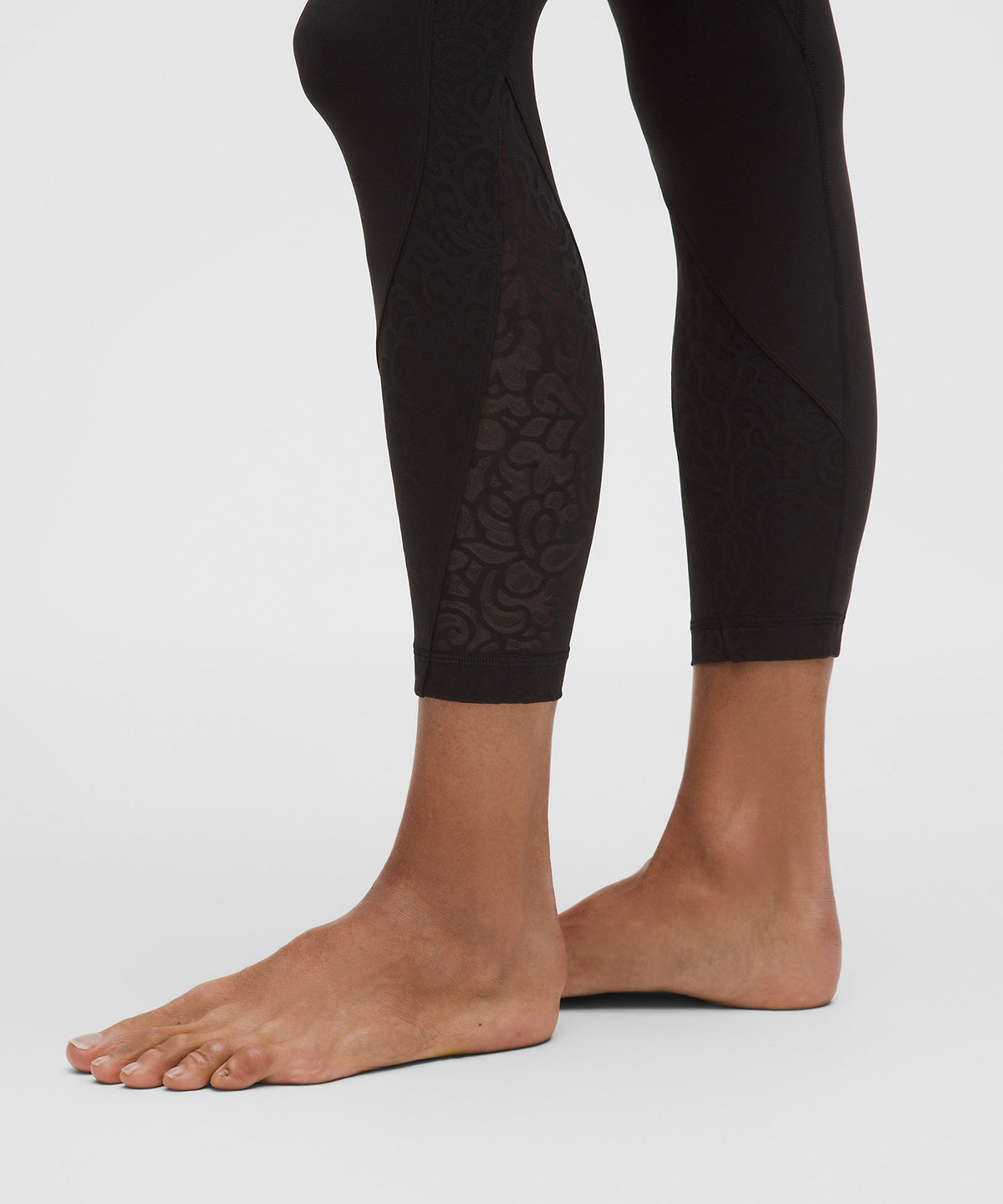 Lululemon Paisley Lace Overlay Tight 25" - Black - imagen 2
