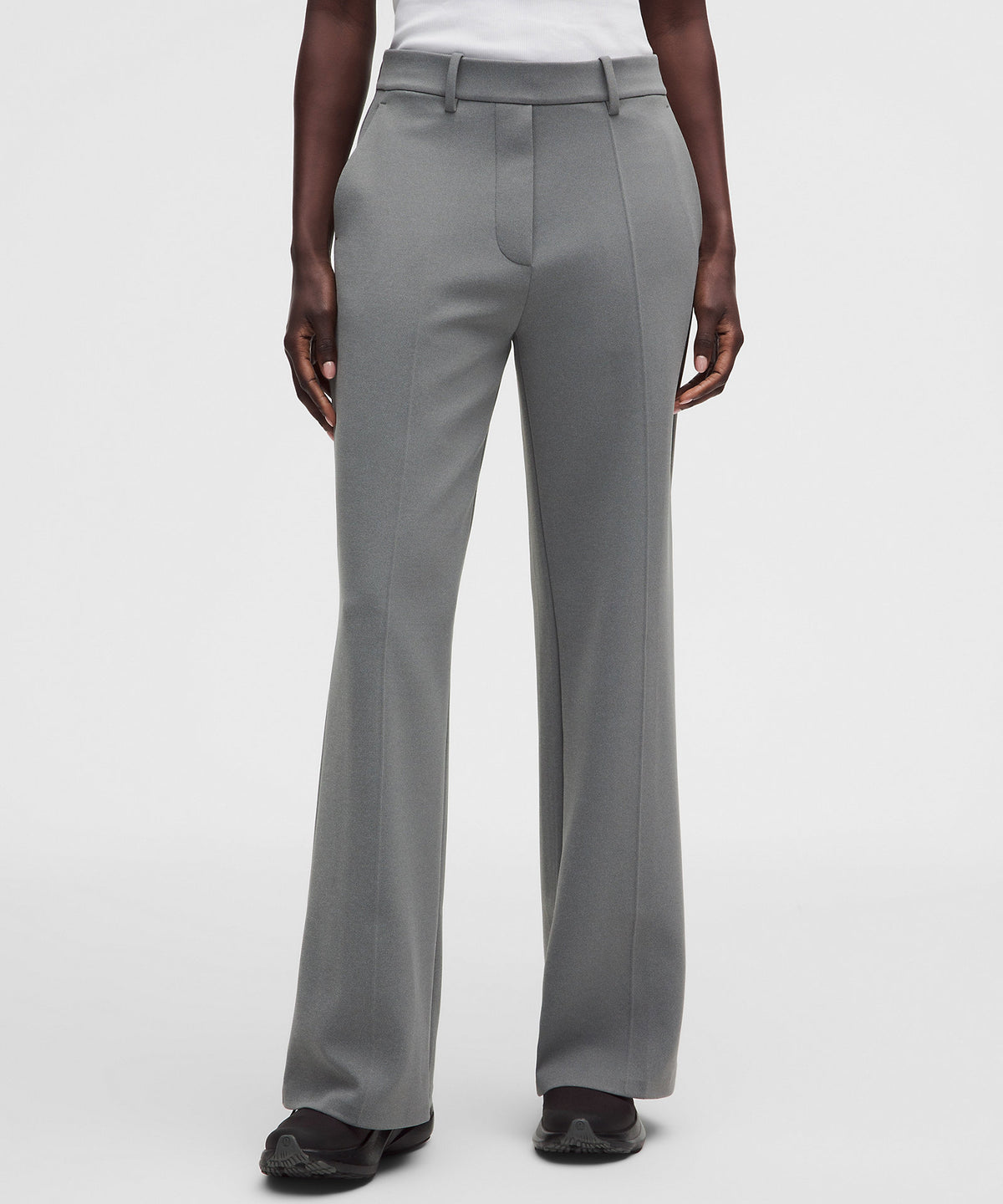 Lululemon Daydrift Stacked-Leg Trouser Regular Twill - Heathered Onyx Grey - imagen 2