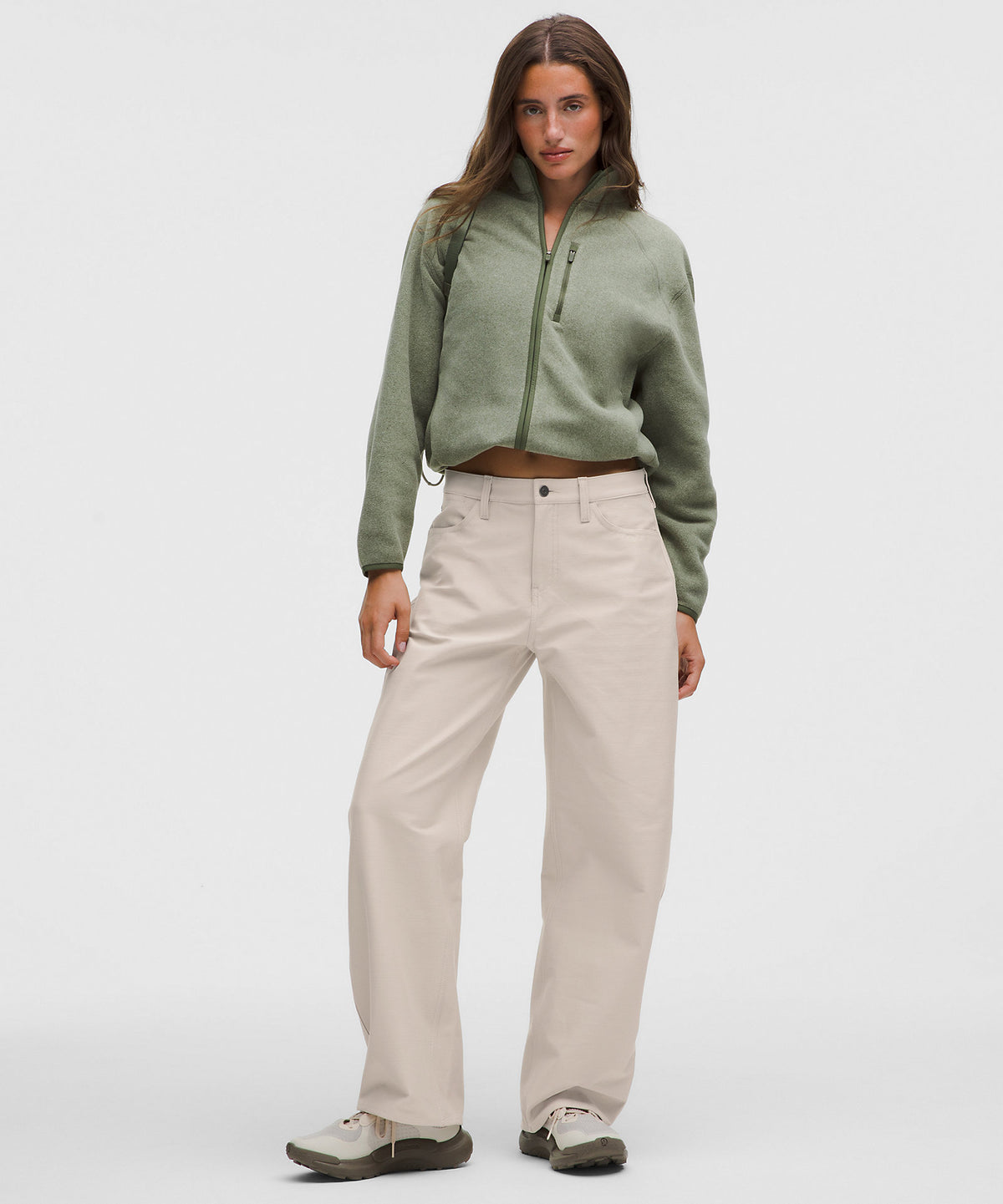 Lululemon EasyFive Low-Rise Barrel-Leg Pant Regular - Sand Dollar - imagen 1