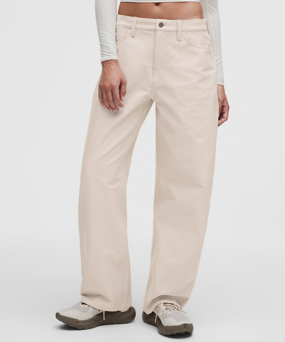 Lululemon EasyFive Low-Rise Barrel-Leg Pant Regular - Sand Dollar - imagen 2