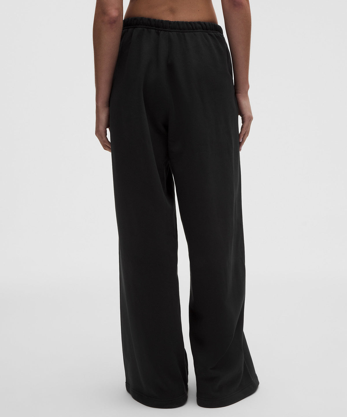 Lululemon French Terry Mid-Rise Wide-Leg Pant - Black - imagen 3