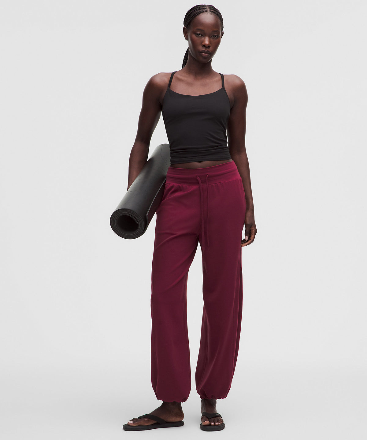 Lululemon Groove Low-Rise Relaxed Cinch Pant Regular - Burgundy Bay - imagen 1