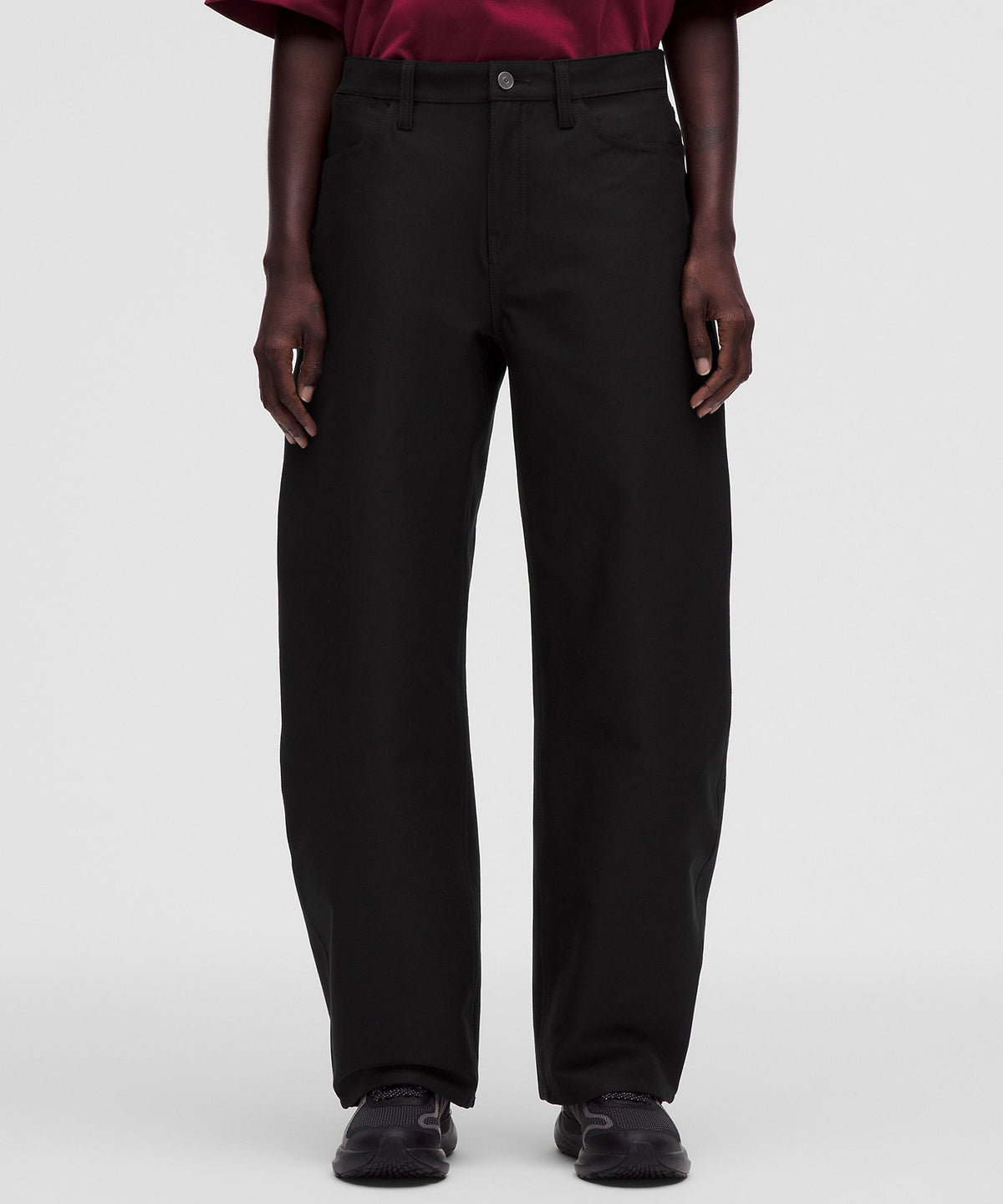Lululemon EasyFive Low-Rise Barrel-Leg Pant Short - Black - imagen 2