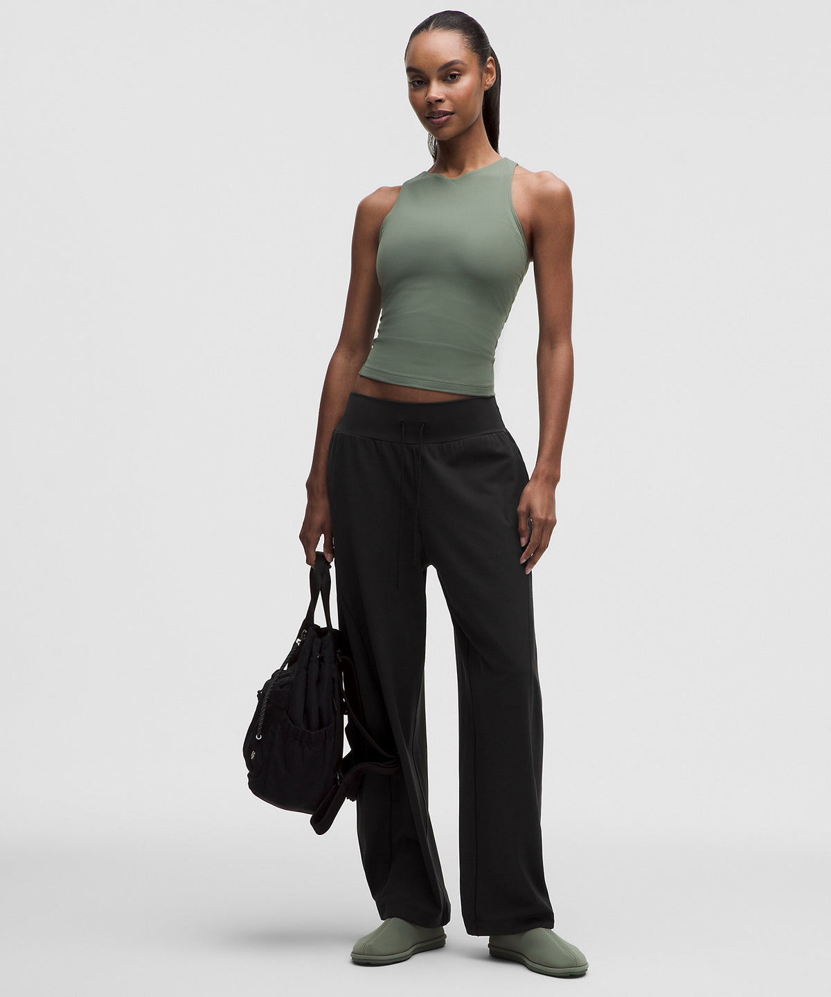 Lululemon Groove Low-Rise Relaxed Cinch Pant Tall - Black - imagen 1