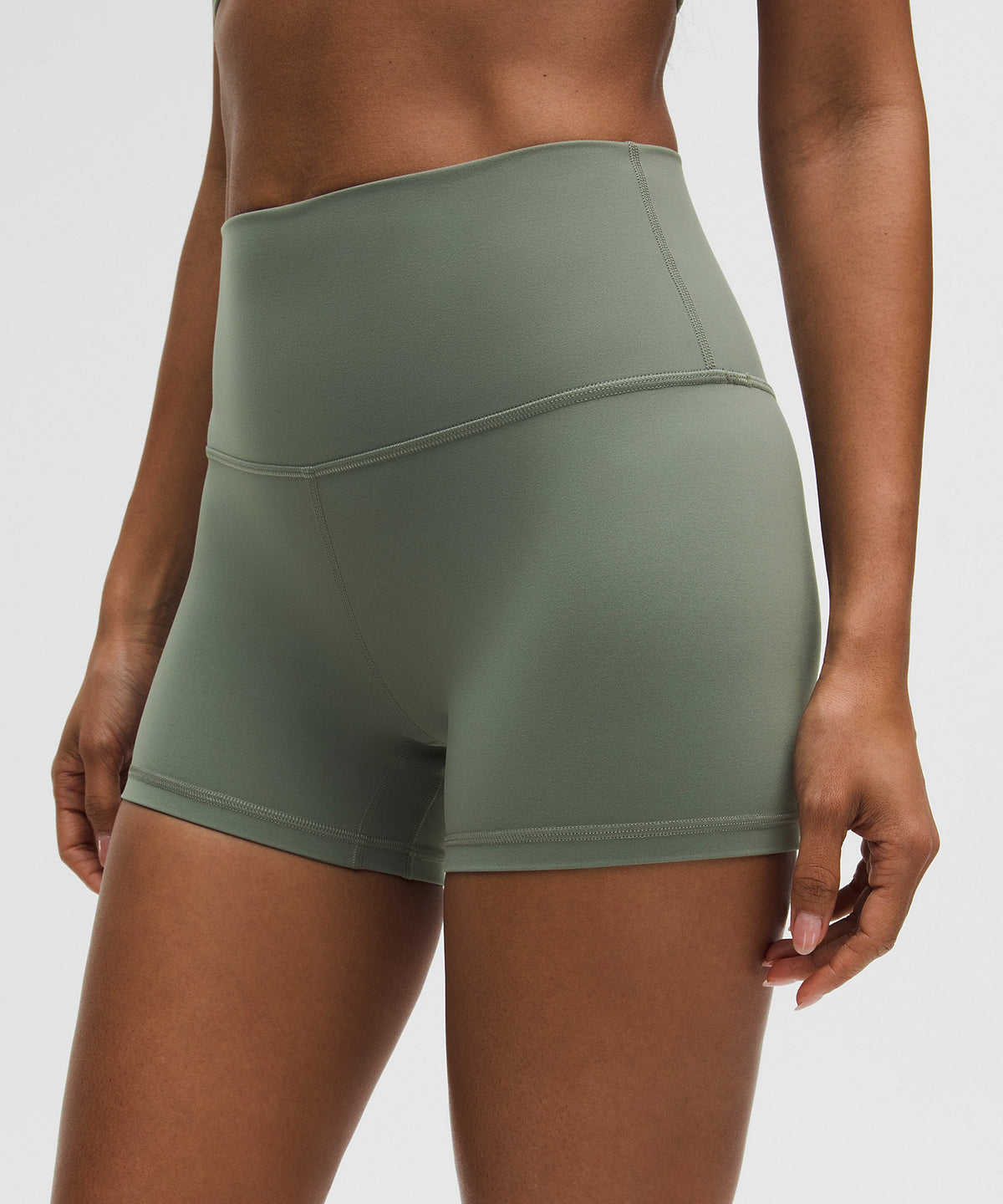 Lululemon Align™ High-Rise Short 4" - Willow Leaf - imagen 4