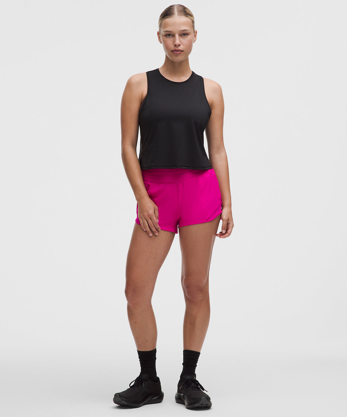 Lululemon Hotty Hot High-Rise Lined Short 2.5" - Pink Flare - imagen 1