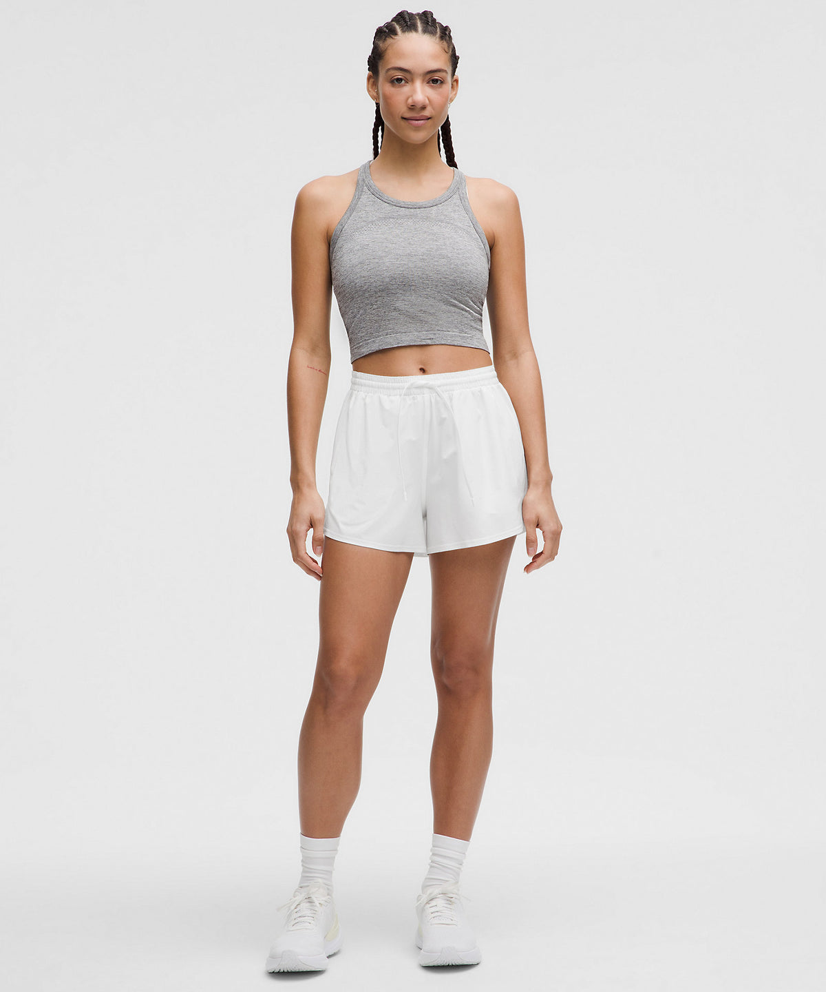 Lululemon Pace Rival High-Rise Short 3" - White - imagen 2