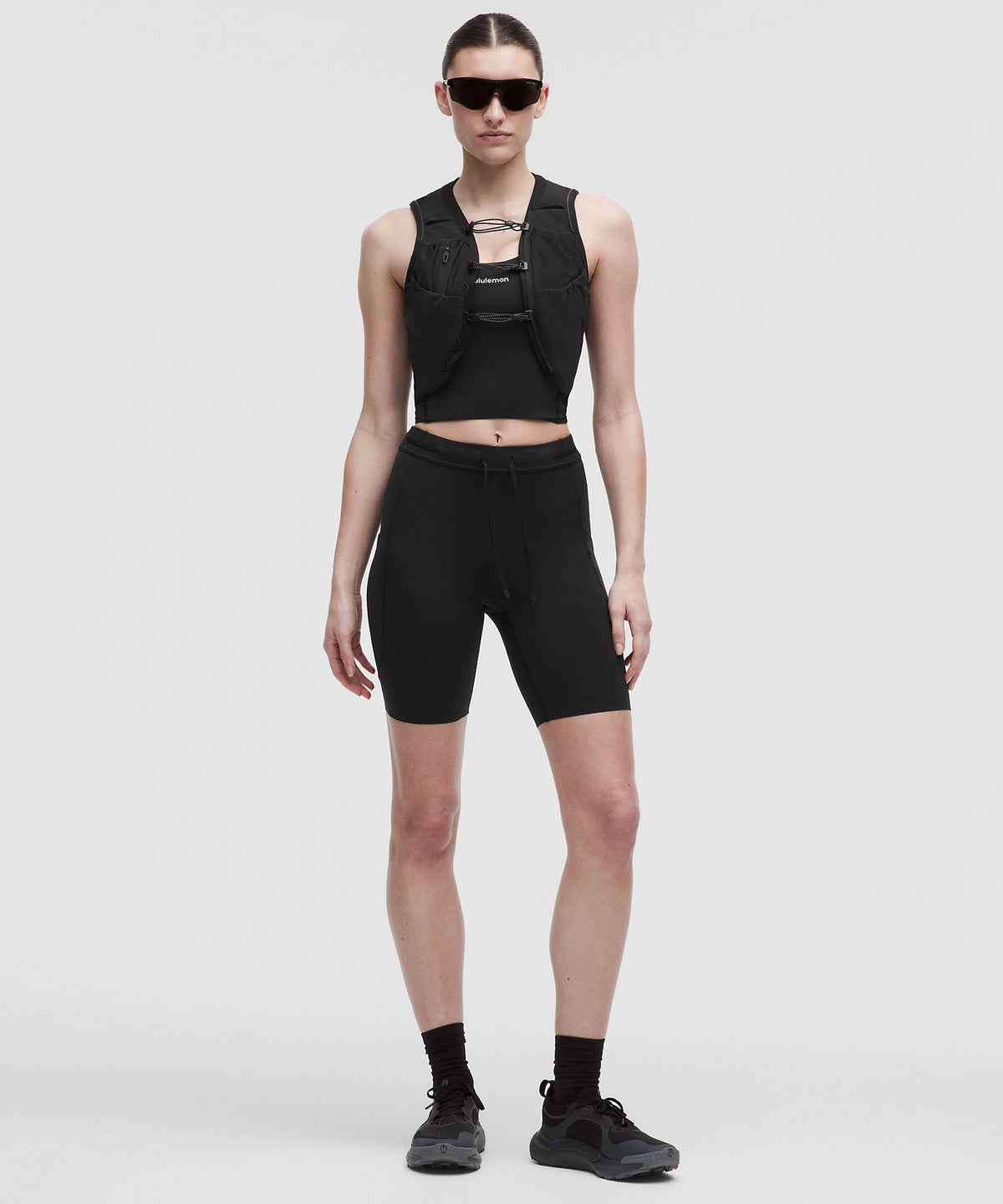 Lululemon Fast and Free High-Rise Short 8" Drawcord - Black - imagen 1