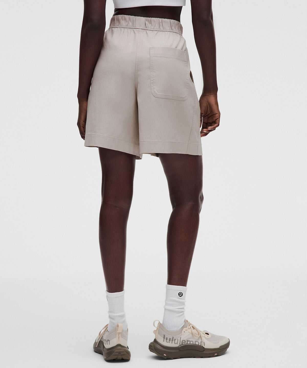 Lululemon LuluLinen High-Rise Relaxed-Fit Short 7" - Downtown Tan - imagen 3