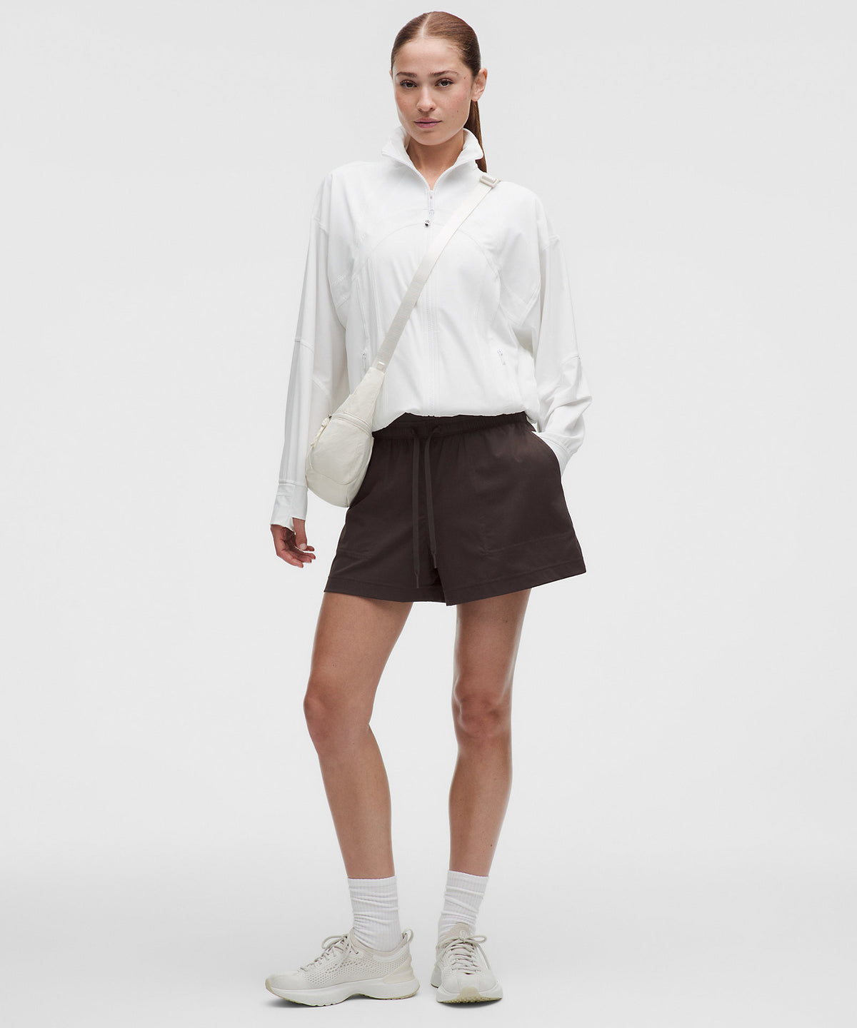 Lululemon Dance Studio Evolve High-Rise Relaxed Short 3.5" - Mahogany Muse - imagen 1