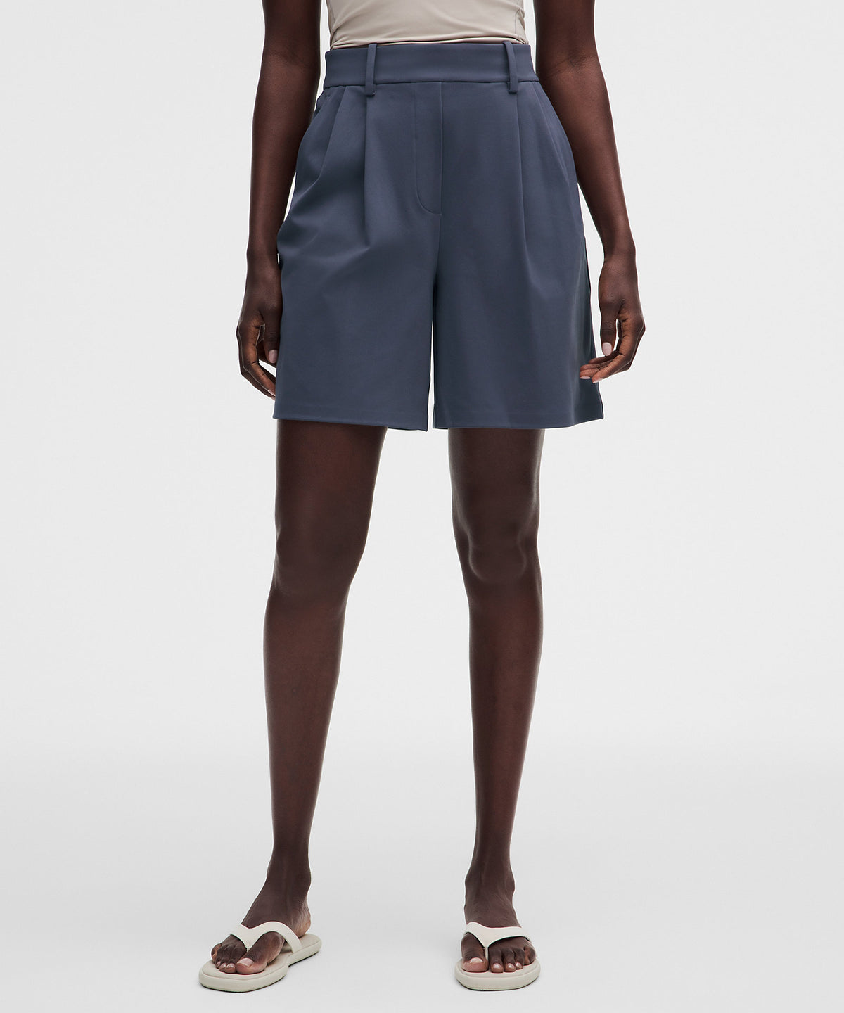 Lululemon Daydrift Pleated High-Rise Short 7" - Dusty Diamond - imagen 2