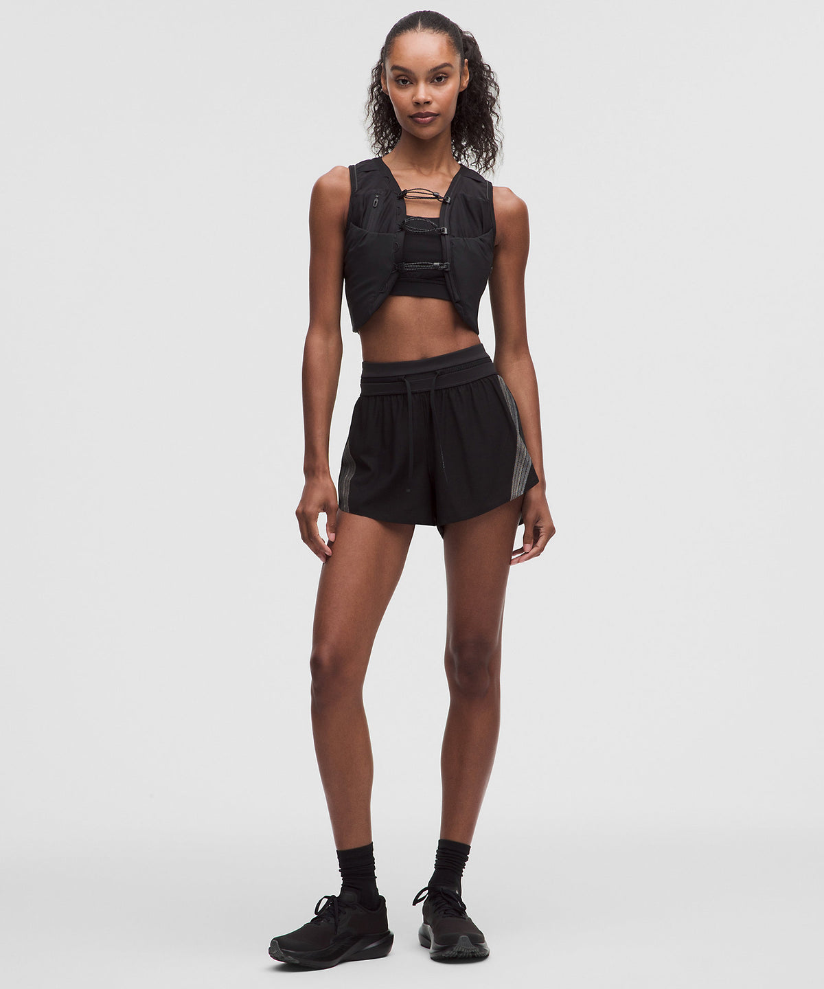Lululemon Fast and Free Airflow Mid-Rise Running Short 3” - Black - imagen 1