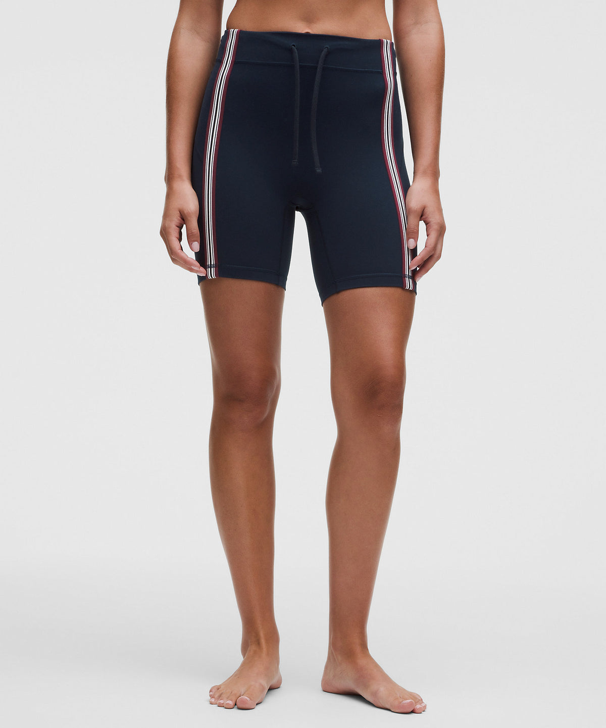 Lululemon Groove High-Rise Short 6" Stripe Trim - True Navy - imagen 2