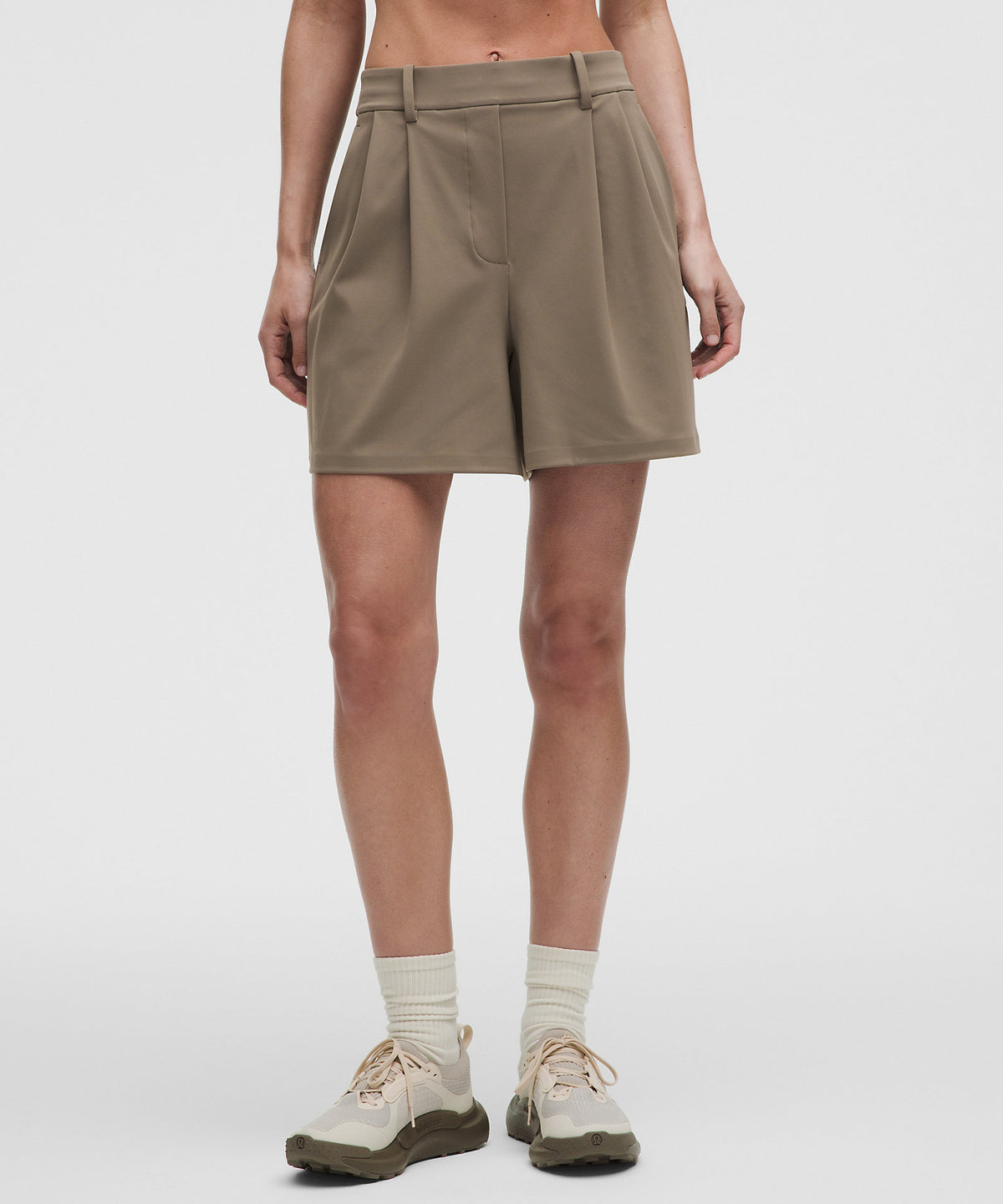 Lululemon Daydrift Pleated High-Rise Short 5" - Nomad - imagen 2