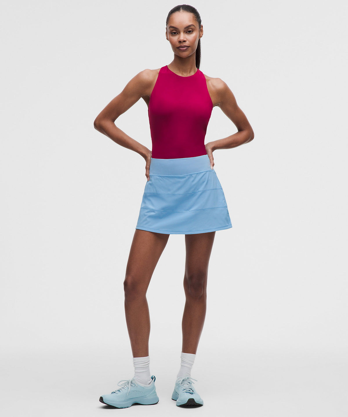 Lululemon Pace Rival Mid-Rise Skirt Long - Dreamy Blue - imagen 1