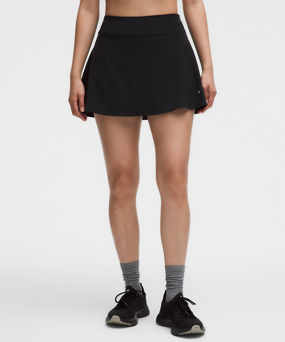 Lululemon Lightweight High-Rise Tennis Skirt Stitched Logo - Black - imagen 2