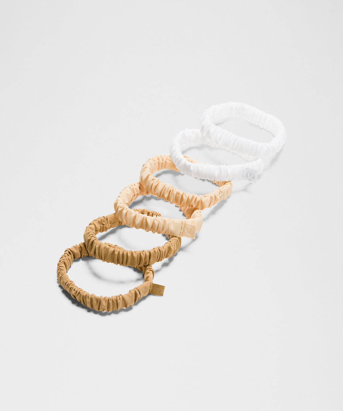 Lululemon Skinny Scrunchies 6 Pack - Pale Linen - imagen 1