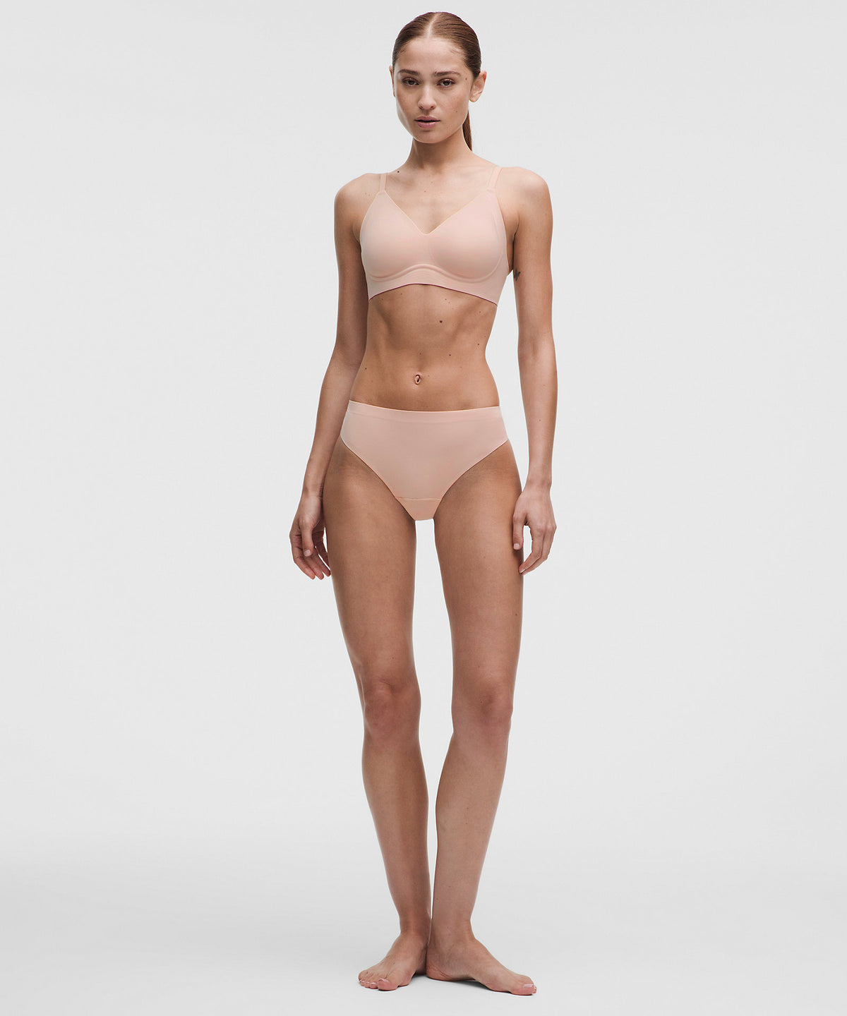 Lululemon Nulu Added Absorbency Extra-High-Rise Thong Underwear - Misty Shell - imagen 3