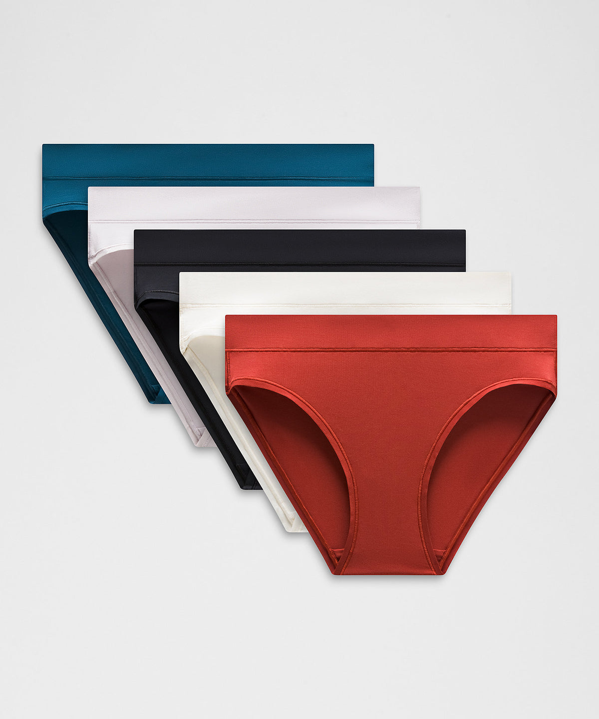 Lululemon UnderEase Mid-Rise Bikini Underwear 5 Pack - Light Ivory - imagen 1