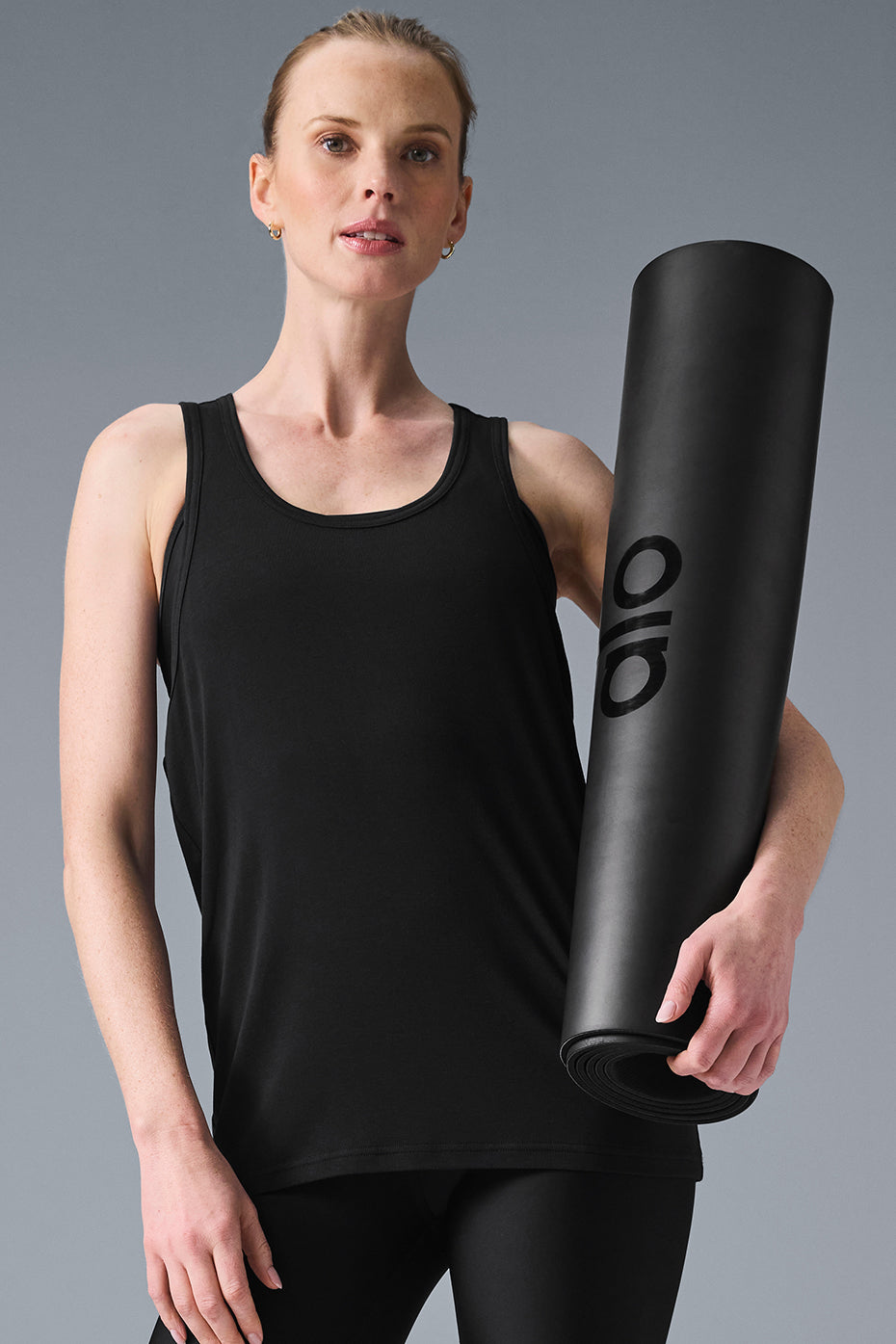 Alo Yoga Everyday Modal Rib Tank - Black - imagen 3