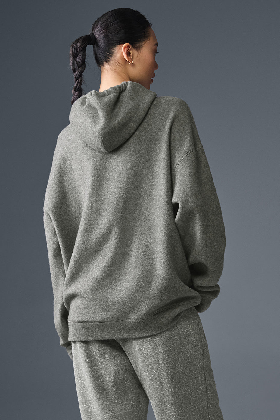 Alo Yoga Triumph Restore Hoodie - Grey Triblend - imagen 2